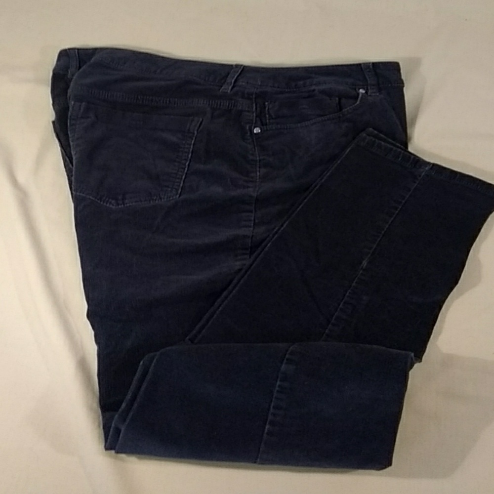 Chico's Blue Corduroy size 2